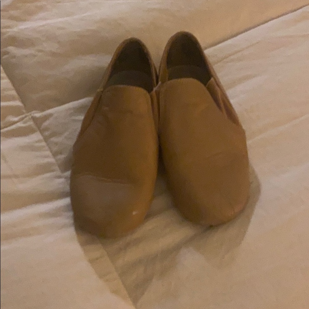 Ballerina Kids Tan Jazz Shoes Size 13